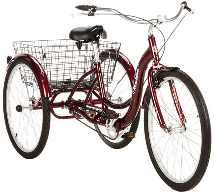 adult red tricycle